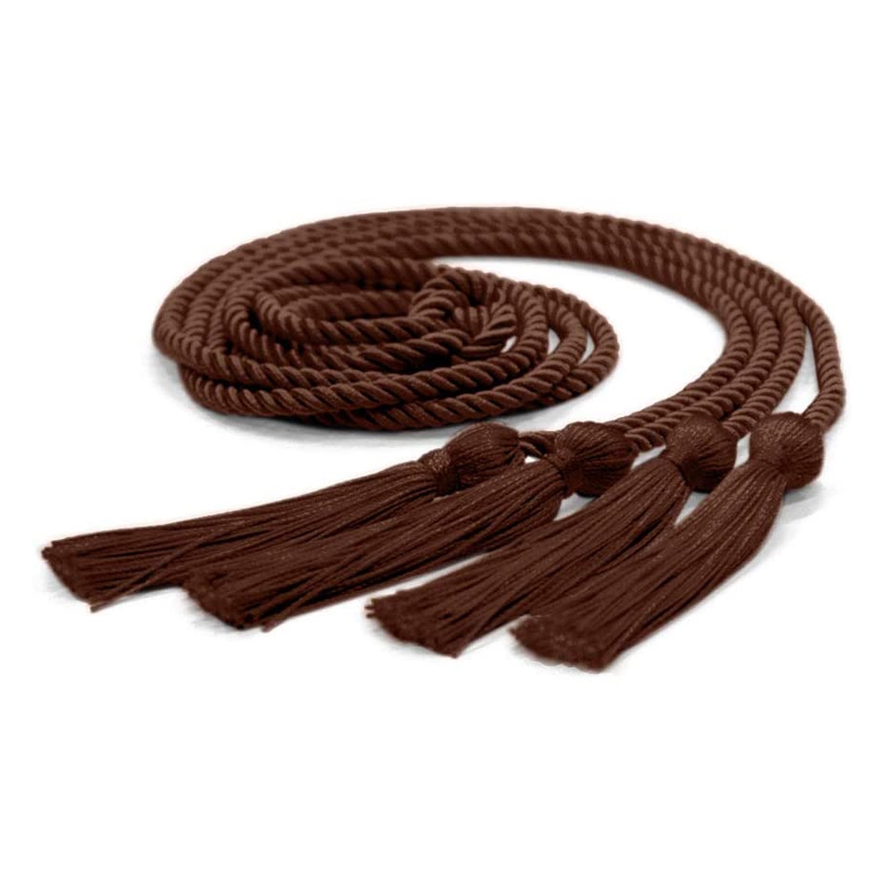 Endea Graduation Double Honor Cord (Brown)  tassel Honor Cord,Our Best Quality, Our Best Prize.